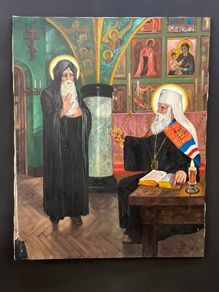 Edward Gavrilov (1932-2000 Russian/American) Orthodox Priests (1 of 6)