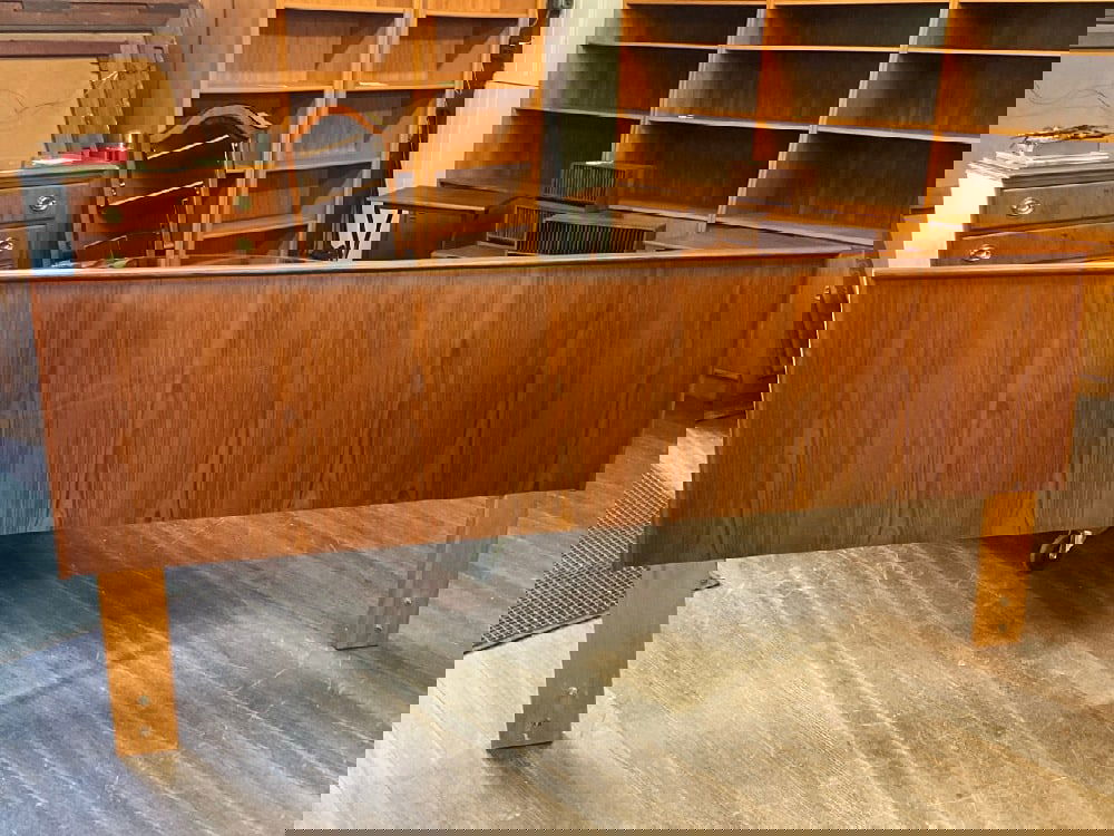 Danflex Systems King Size Teakwood Bed Headboard (1 of 5)