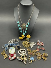 Estate Compiled Vintage Jewelry Group