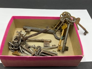 Antique Skeleton Key Lot