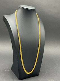 18K Yellow Gold 25" Necklace