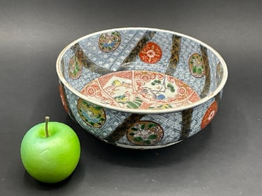 Chinese Imari  Porcelain Serving Bowl