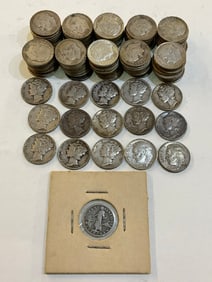 (115) 90% Silver U.S. Dimes
