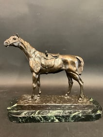 Jules Moignier (French 1835-1894) Horse Bronze Sculpture