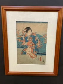 Utagawa kunisada the maiden 1786-1864