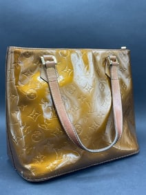 Louis Vuitton Bronze Vernis Houston Tote Bag