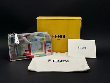 Fendi Diamonds Card Case Wallet