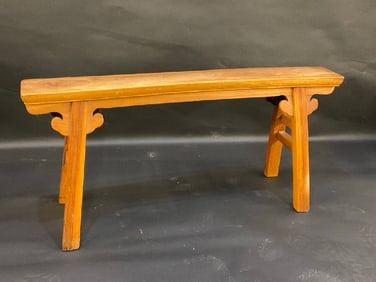 Chinese Hardwood Altar Bench