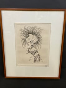 Al Hirschfeld (1903-2003) Carol Channing Hello Dolly Artist Proof