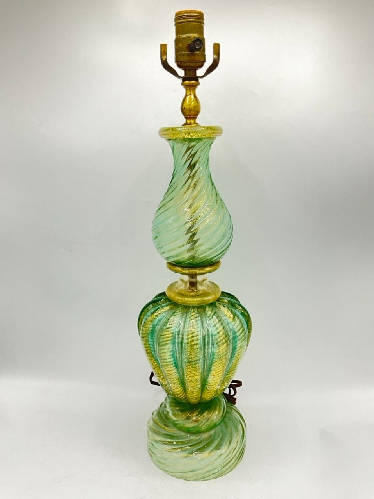 Vintage Murano Art Glass Table Lamp (1 of 4)
