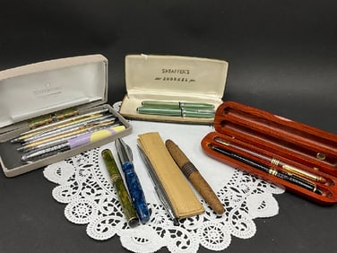 Vintage Fountain Pen Lot (15) - Cross, Esterbrook