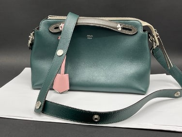 Rare Fendi Leather "By The Way Bag"