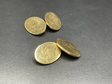 1950’s Harvey Avedon 14K Yellow Gold Cufflinks