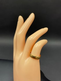 14K Yellow Gold Wedding Band
