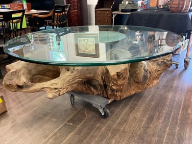 Massive 5' Driftwood Table