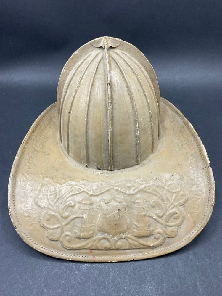Cairns & Brothers Leather Fire Helmet - 143 Grand Street NY (1 of 5)