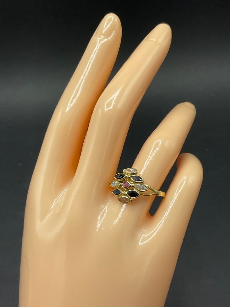 14K Multi-Gemstone Ring Size (1 of 5)