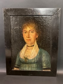 19th Century Portrait Oil Painting