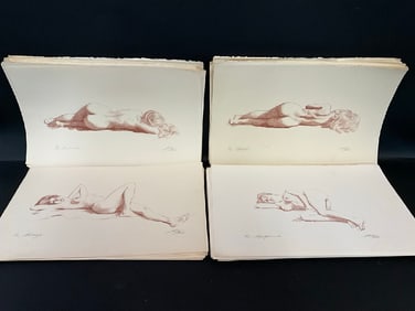 200+ Works Sheldon Fink (American, 1925-2002) Lithograph Nudes