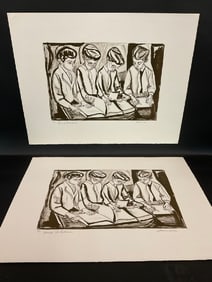 Irving Amen (American, 1918-2011) Two Works Signed
