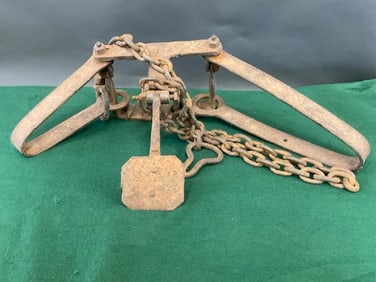 Antique Cast Iron Bear Trap