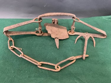 Antique Iron Animal Trap