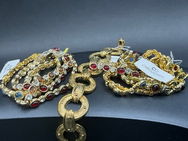 Cabouchon Costume Jewelry Lot