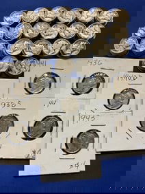 (105) Silver U.S. Mercury Dimes