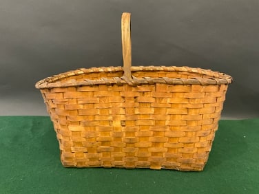 Antique Gathering Basket