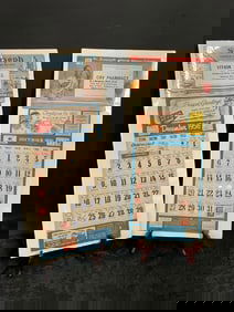 Vintage 1950s-60s Pharmacy Advertising Calendars