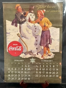 1942 Coca Cola Advertisement Calendar