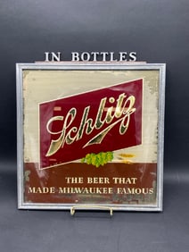 Schlitz Beer Advertising Sign