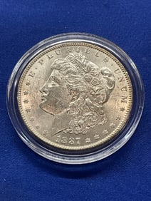 1887-P Morgan Silver Dollar