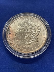 1890-P Morgan Silver Dollar
