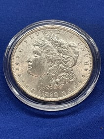 1890-P Morgan Silver Dollar