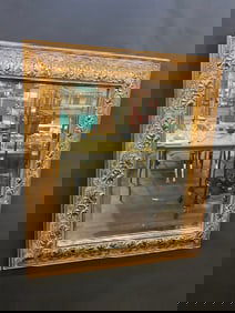 Contemporary Beveled Wall Mirror