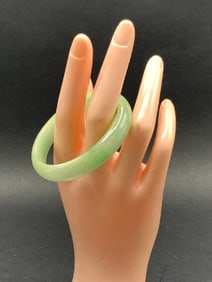 Vintage Child's Size Jade Bangle Bracelet