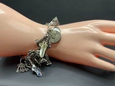 Sterling Silver Charm Bracelet