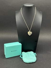 Tiffany & Co. Sterling Silver Double Hearts