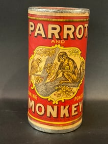 Parrot Monkey Baking Powder Tin
