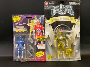 Two (2) Sealed Power Rangers - Sonic Ranger & Yellow Ranger