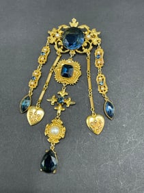 Vintage Coro Pegasus Costume Jewelry Brooch