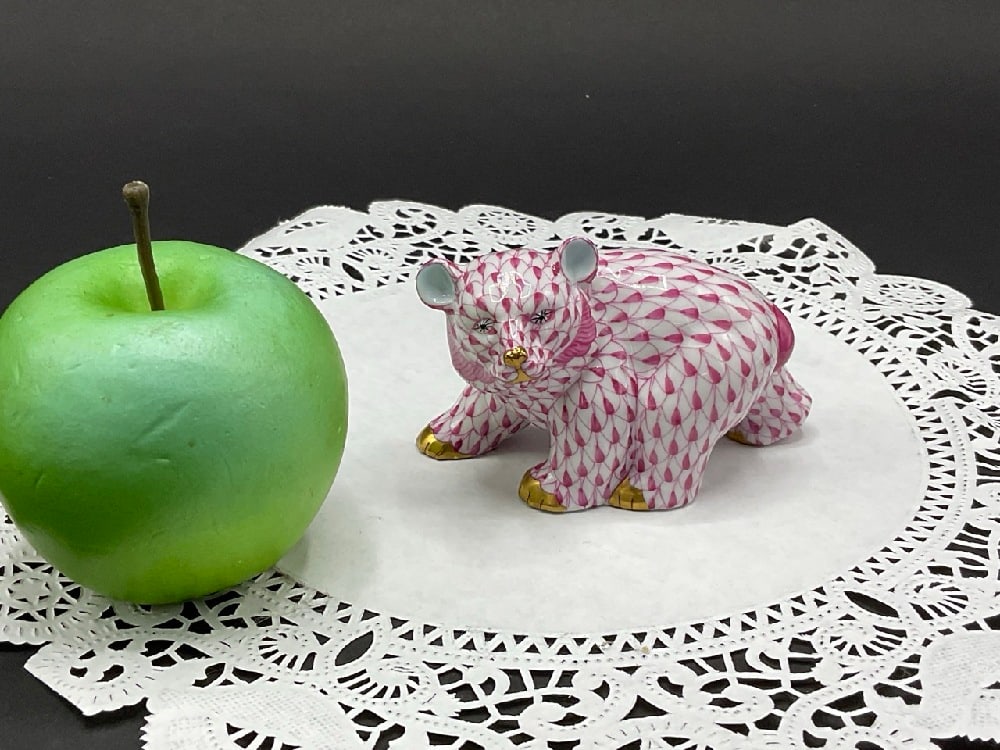 Herend, Hungarian Porcelain Bear Cub (1 of 4)