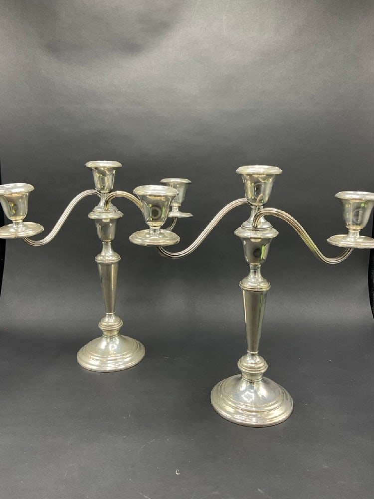 Gorham Sterling Silver Candelabra Pair (1 of 4)
