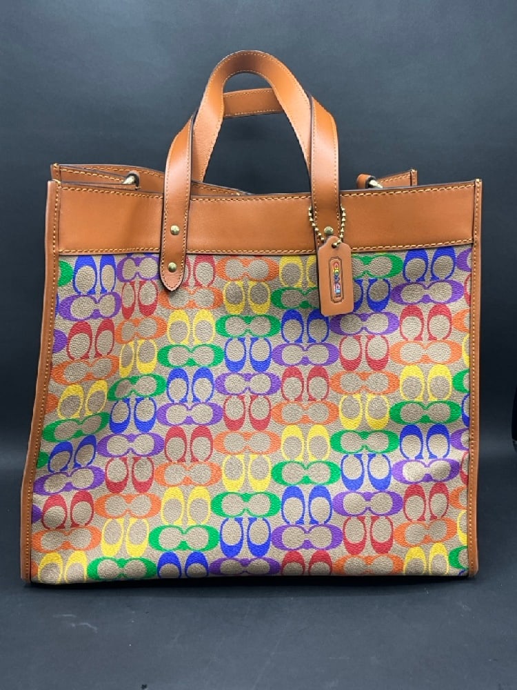 Coach Leather Large 1941 Tan Field 40 Tote Bag: Coach Leather Large 1941 Tan Field 40 Tote Bag.Dimensions: 13 1/4” x 15” Strap Drop - 5 1/2”