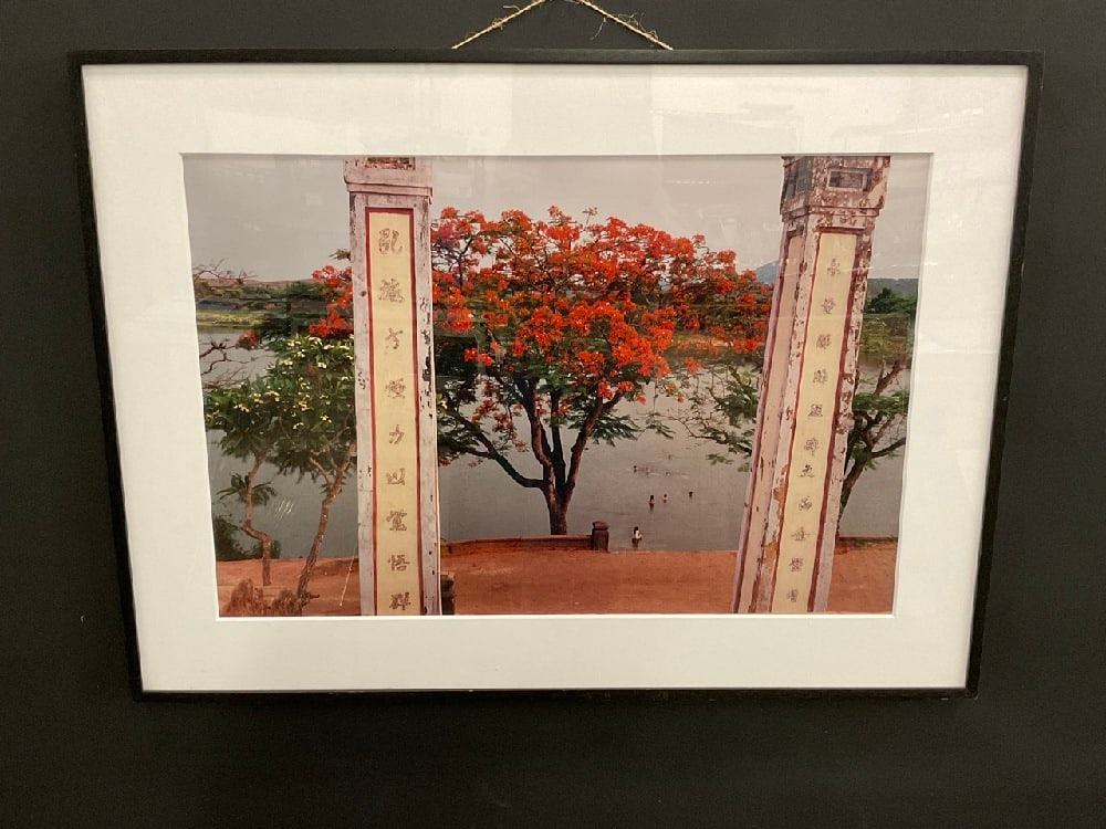 Mitch Epstein (American b.1932) Vietnam: Artist: Mitch Epstein (American, b. 1952)Titled: Thien mu Pagoda, Hue, Vietnam1993 Chromogenic printPresumably signed, dated and numbered 10/10 on the reverseDimensions: 20" X 30" and matted in eboniz