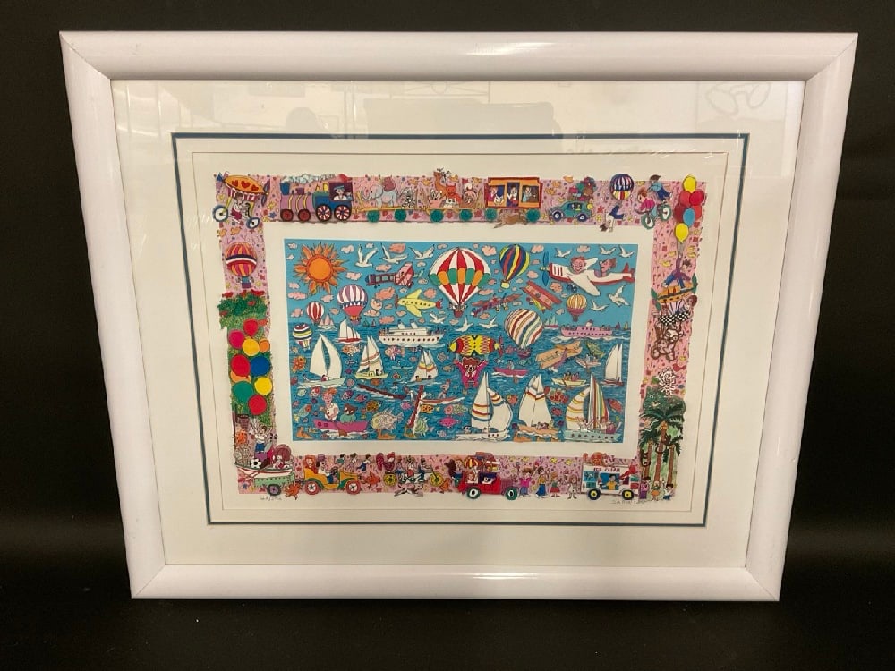 Sarinson Serigraph Signed 3D Paper Print (1 of 5)