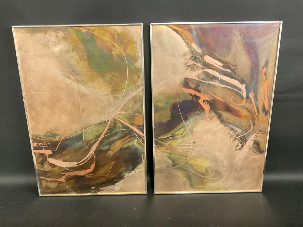 John West (American 20th Century) Abstract Original Metal Wall Art (1 of 4)