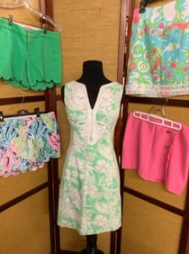 Lilly Pulitzer Lot - (3)Shorts, Skirt & Dress