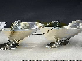 MCM Wallner Vandrbelt German Sugar and Creamer: Wallner Vandrbelt German Sugar and Creamer. Mid Century Modern Design.Good Condition, Please See Photograph Preview Dimensions: Sugar 3 1/2” W x 2 1/4” H; Creamer 5 1/2” W x 3”